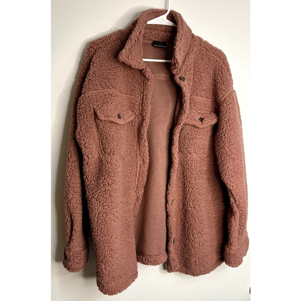 32 Degree Maroon Size Small Fuzzy Jacket